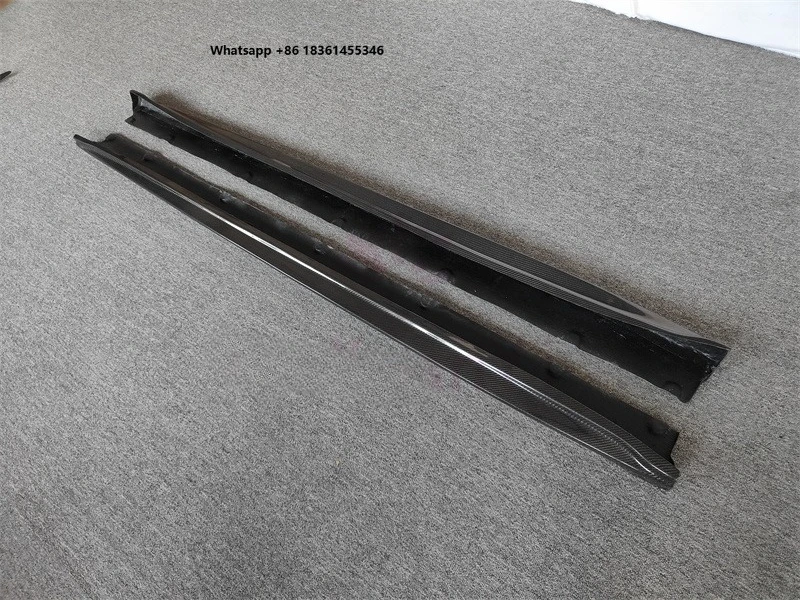 

For the 18-22 9Y0 Turbo Coupe CM Style Carbon Fiber Side Skirts Door Guards Side Shovel Body Kit