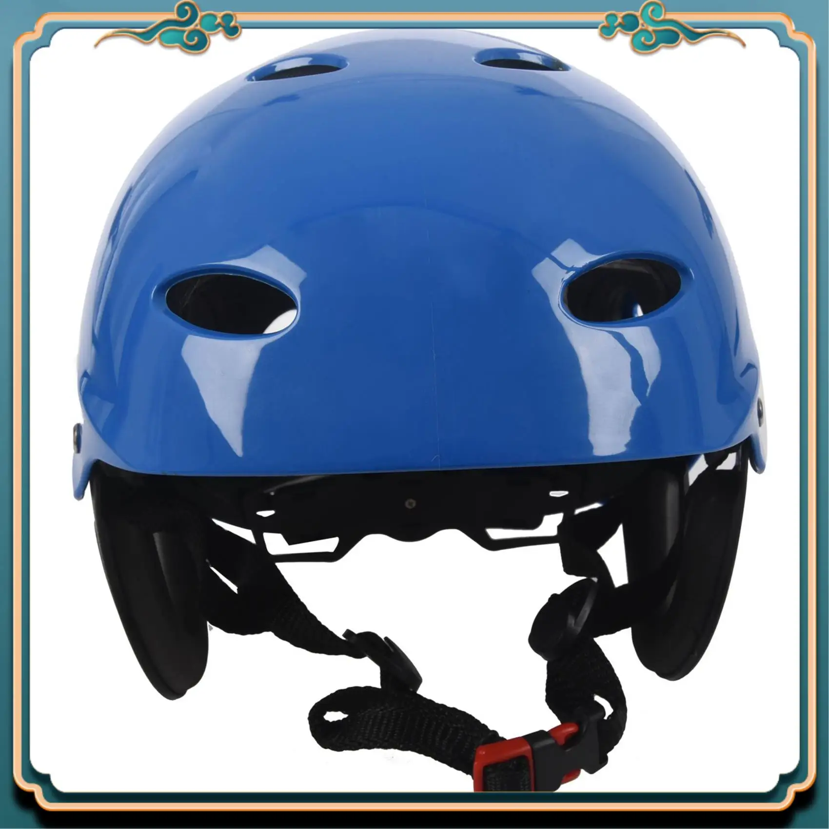 أحدث خوذة حماية للسلامة 3X 11 فتحة للتنفس للرياضات المائية وزورق الكاياك وركوب الأمواج - أزرق #4