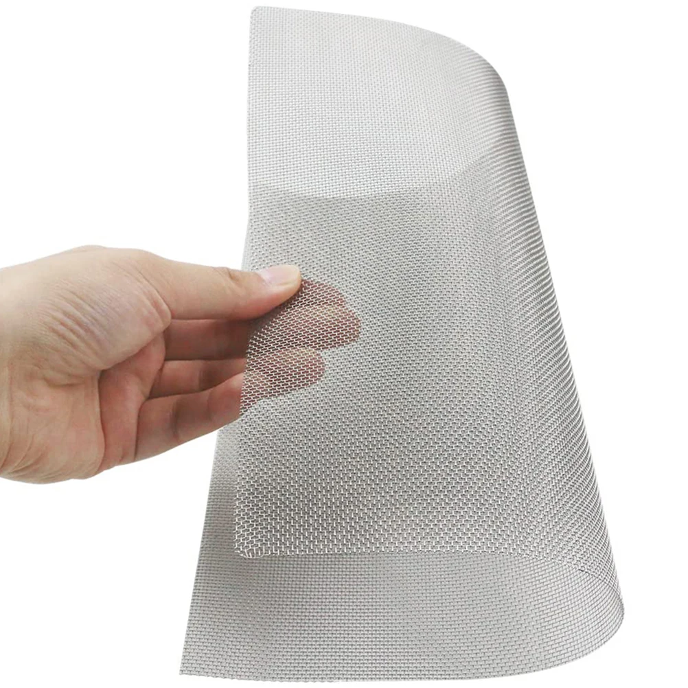 

4pcs Stainless Steel For Bumper Repair Metal Wire Mesh Screen, Car Part Repair Sheet, Vehicle Bumper Supply, Welding Mesh Kit