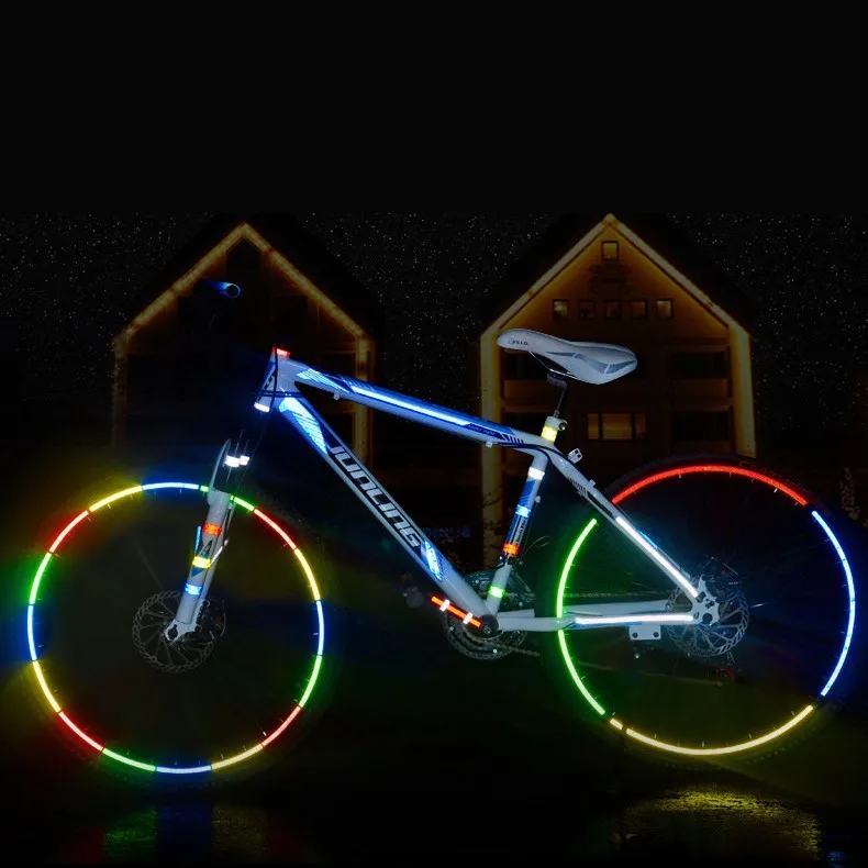 

Reflective Tape for Bicycle Bike Motorcycle-Fluorescent Safety Sticker Anti-scratch Decal for Mountain Bike Frame,Wheel Rims