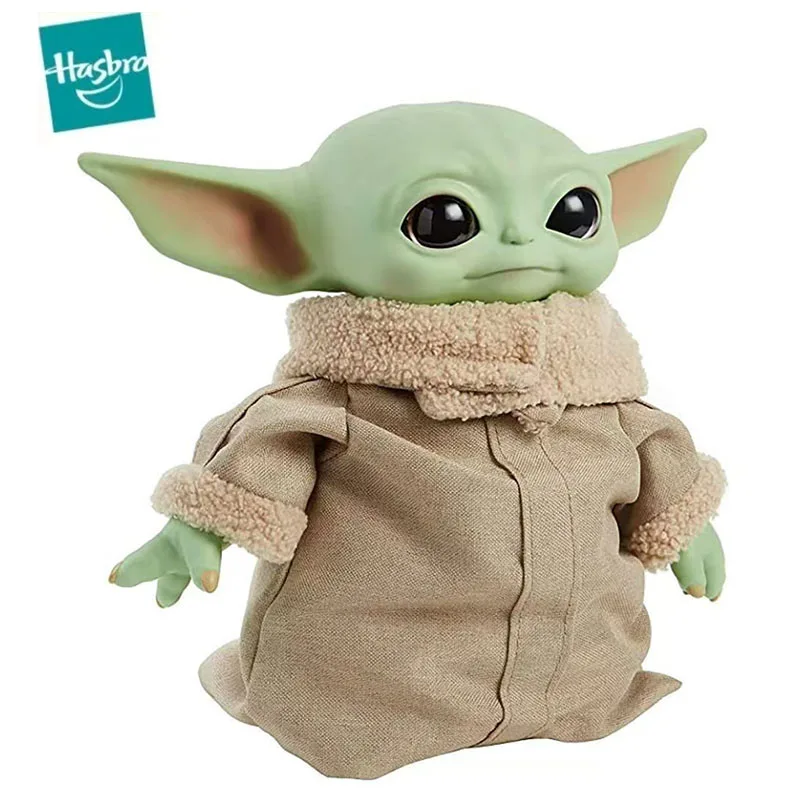 

28cm Hasbro Star War Mandalorian Characters Cute Lovely Master Baby YODA with Cloth Action Decorations Figure Marvel Kids Toys