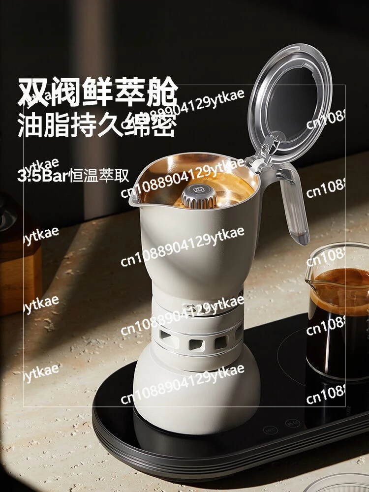 Double Valve Manual Coffee Brewing Pot, Household Small Coffee Maker, Manual Coffee Brewing Pot