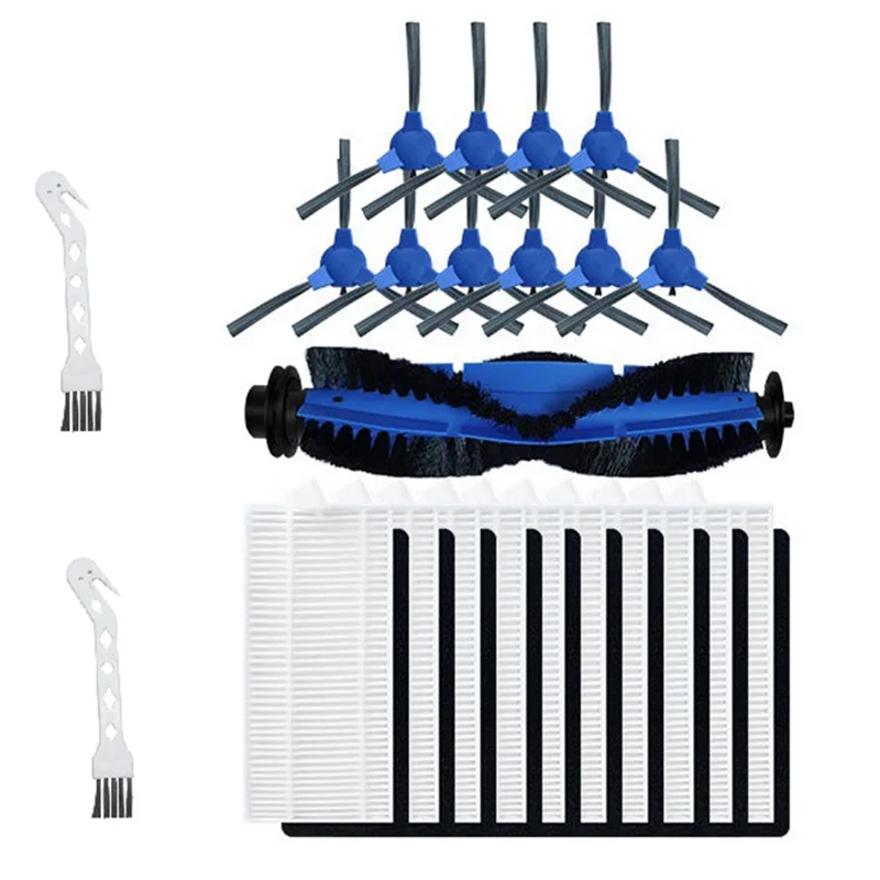 A66T-Für Eufy 11S 15C 30C 35C Kehrmaschine Ersatzteile Hauptseitenbürste Filter Zubehör