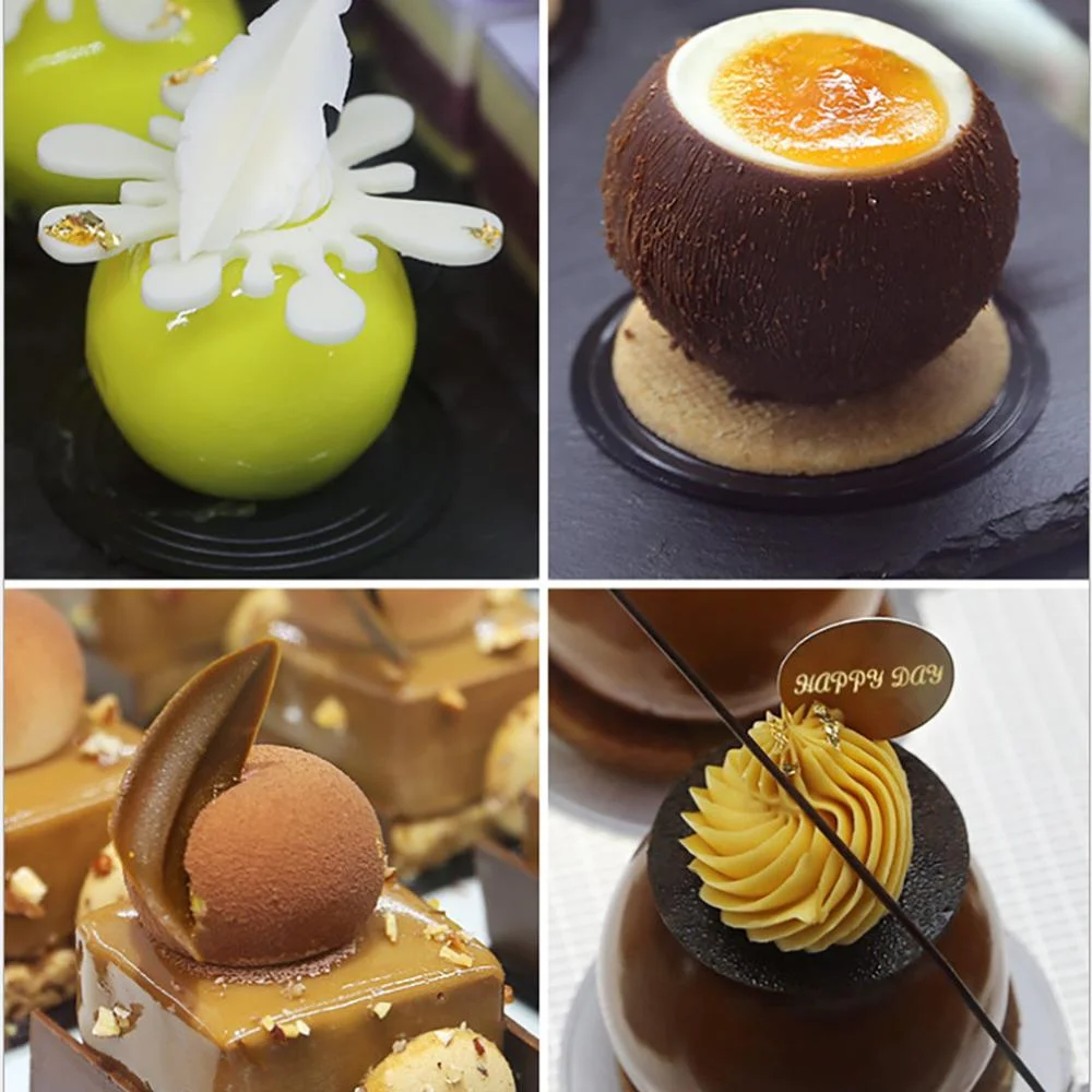 8/15 pcs Semi-circular Coconut Mousse Cake Mould Domestic Silicone Mold Baking Tools For Cakes Chocolate Mold Bakery Tools Decor