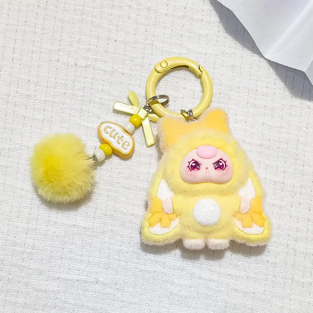 إكسسوارات صغيرة جديدة يمكنك صنعها بنفسك حقيبة ظهر بسلسلة ديكور لطيف كرتوني ثلاثي الأبعاد حقيبة مدرسية قلادة هدايا للأولاد والبنات