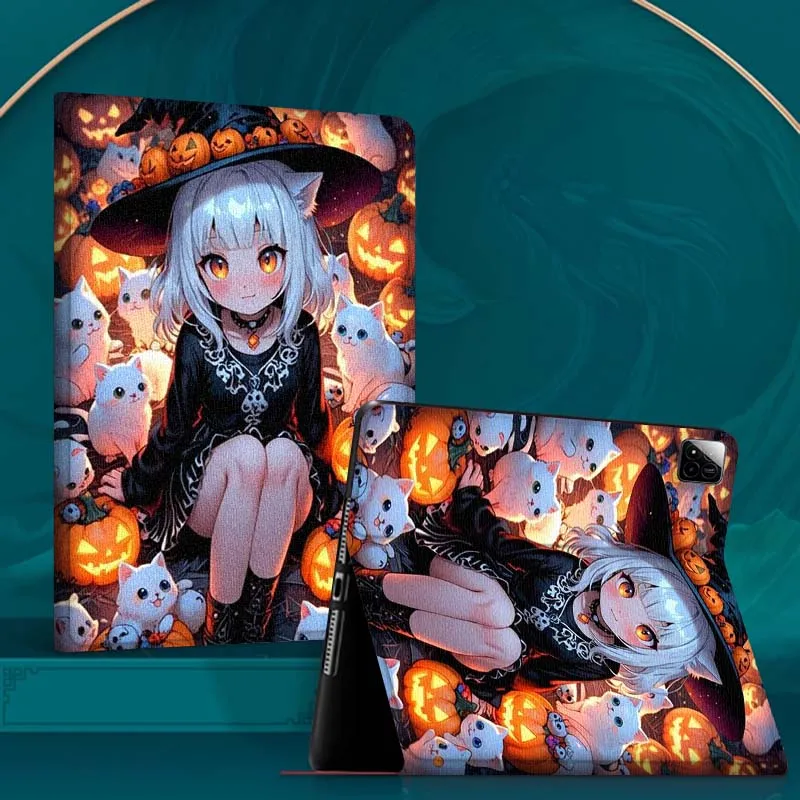 Immagine 3: Cartoon Cat Flower Per Xiaomi Redmi Mi Pad 4 5 6 6s 7 7s SE Pro 2 11 Plus Max 12.4 11 11.2 12.5 8.7 pollici Tablet Case