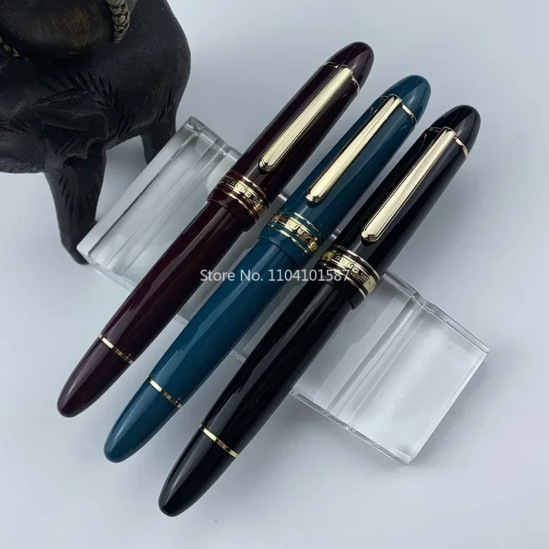 New Wing Sung 630 Brief Fountain Pen Iraurita Nib 0.5~0.7mm Nib Piston Resin Gold Clip Pen Stationery Business Writing Gifts