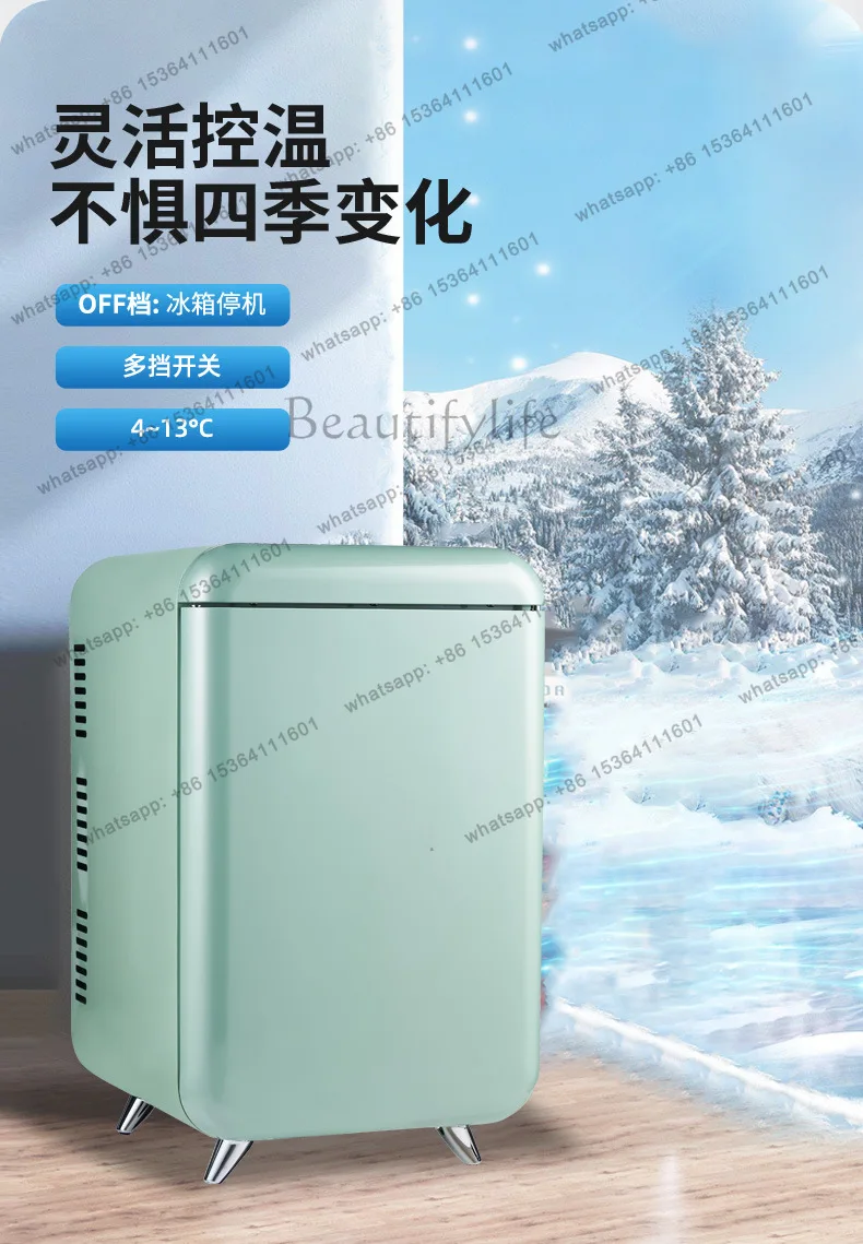 YJ DT-45F Silent Mini Refrigerator Single Person Small Cooler For Dorm Rental House Office Household Daily Storage