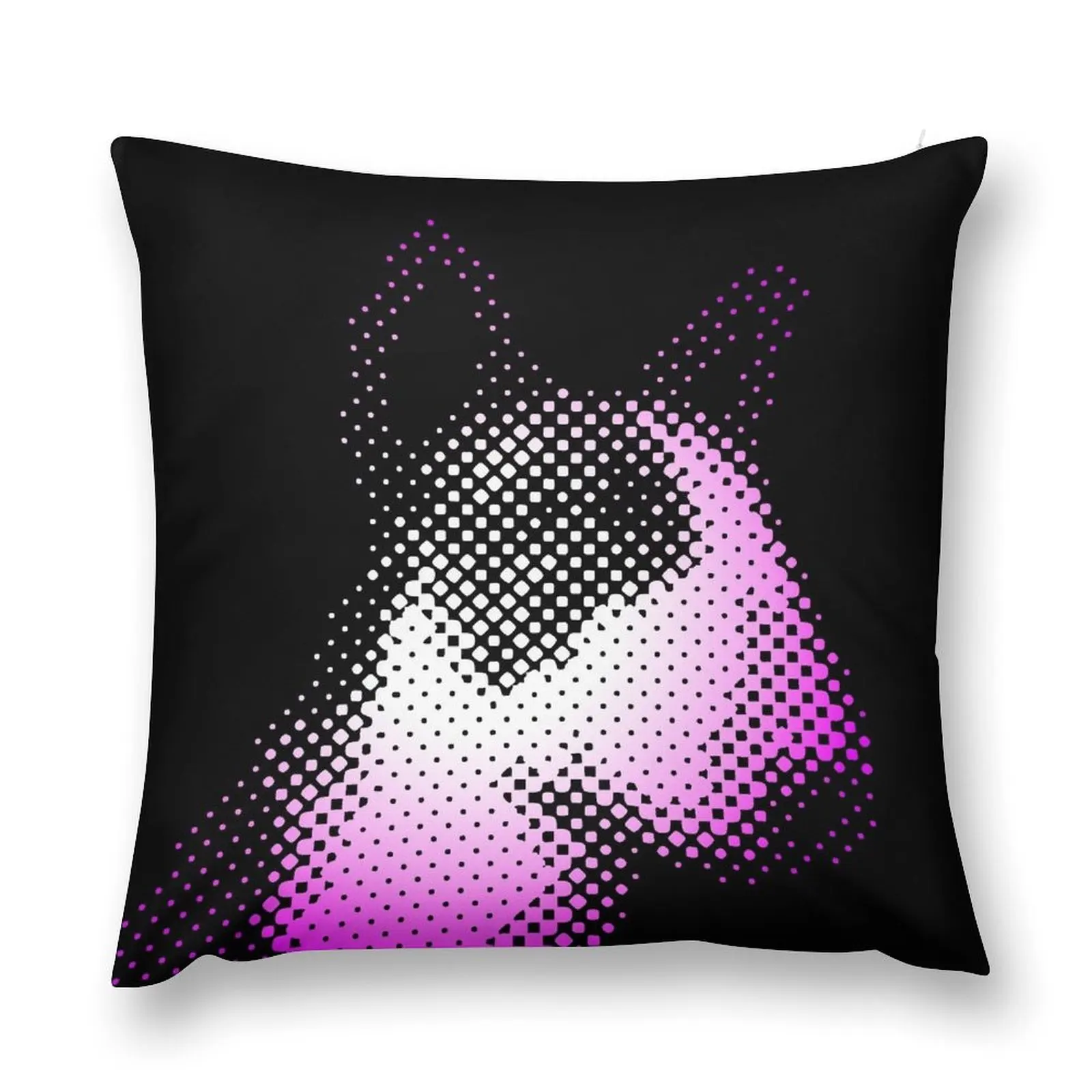 

ENGLISH BULL TERRIER POP ART PORTRAIT. PINK Throw Pillow Decorative Cover For Living Room Pillow Cases pillow