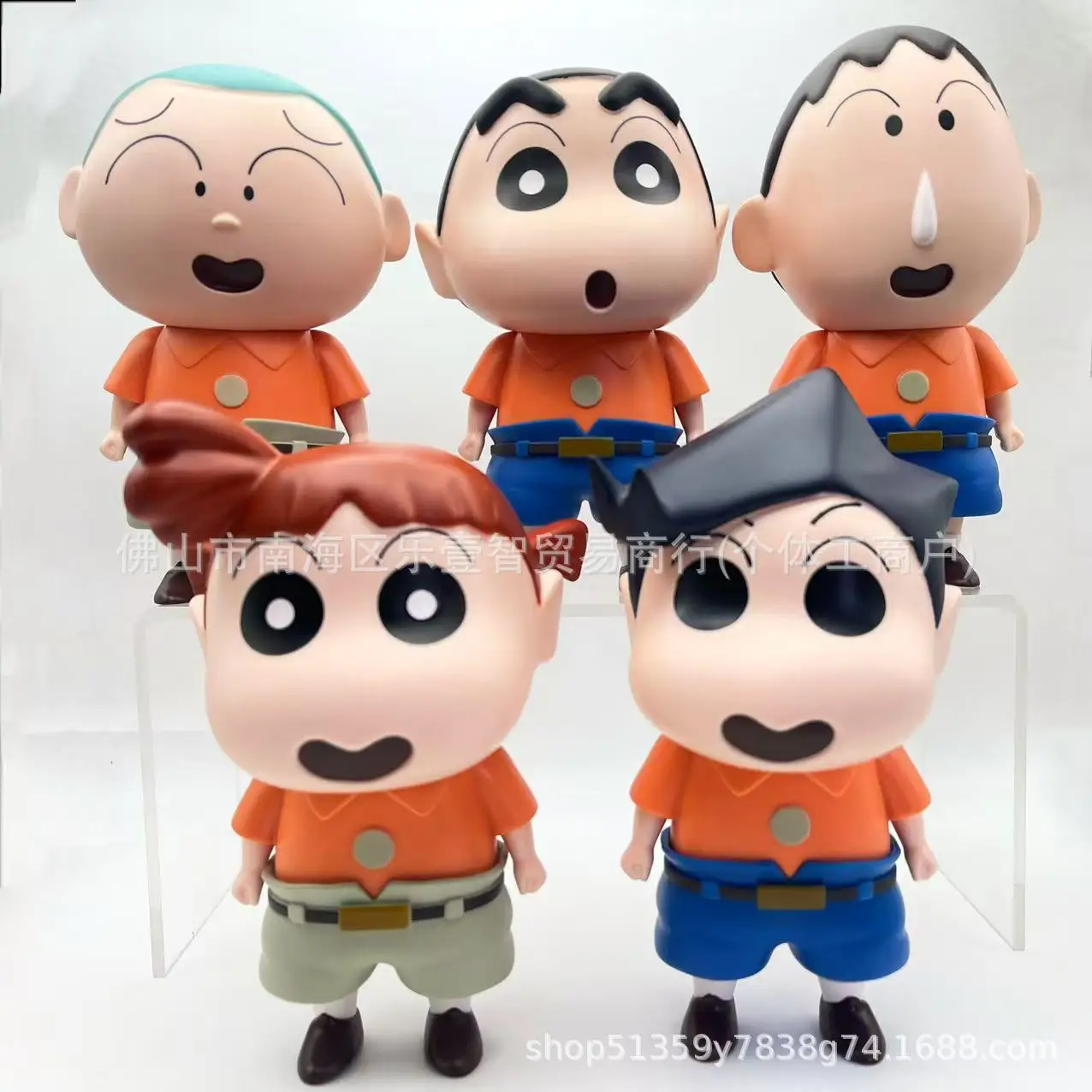 15 تلوين شين تشان شياوباي نيني آه داي Fengjian أنيمي الشكل الفينيل Kawaii ألعاب الدمى نموذج المفاصل المنقولة خزانة هدايا عيد الميلاد #4