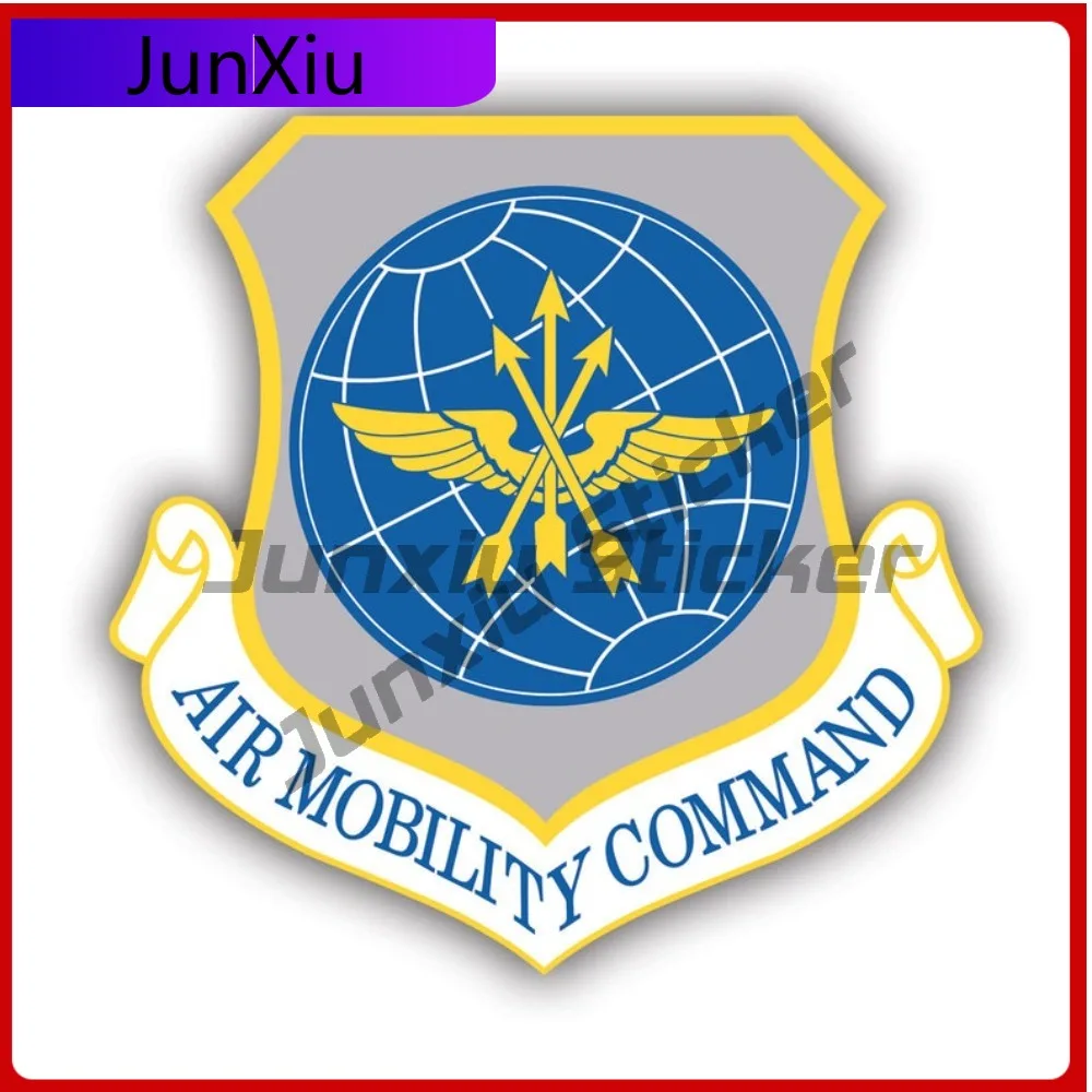 Amc Air Mobility Command Shield Sticker Creative Decals Auto Decor Car Sticker Vinyl Decal Waterproof Durable Outdoor Durable