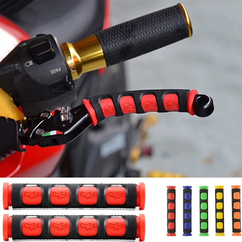 2pc Universal Motorcycle Brake Handle Cover Silicone Protector Anti-Slip Motorbike Handlebar Covers Gloves Moto Grip Accessories