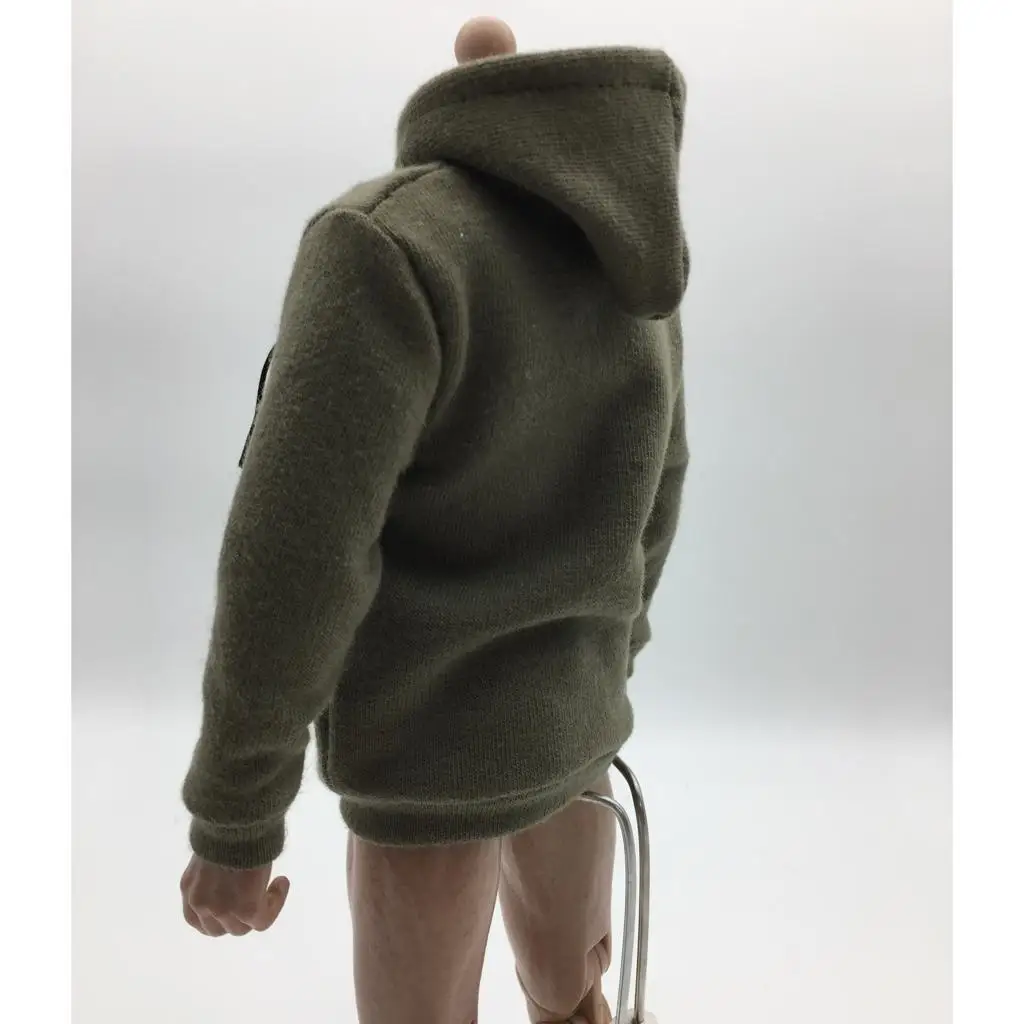 1:6 Mens Clothing Hoodie Top for 12 Inch Action Figure Accessories