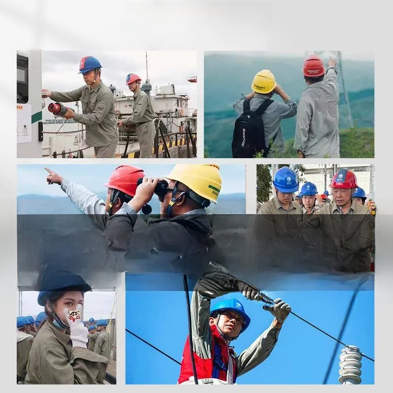 

Summer id Work orm Men's Pure Cotton Thin Long Sve Power Bureau ian Maintenance ort Sve Labor Protectio...