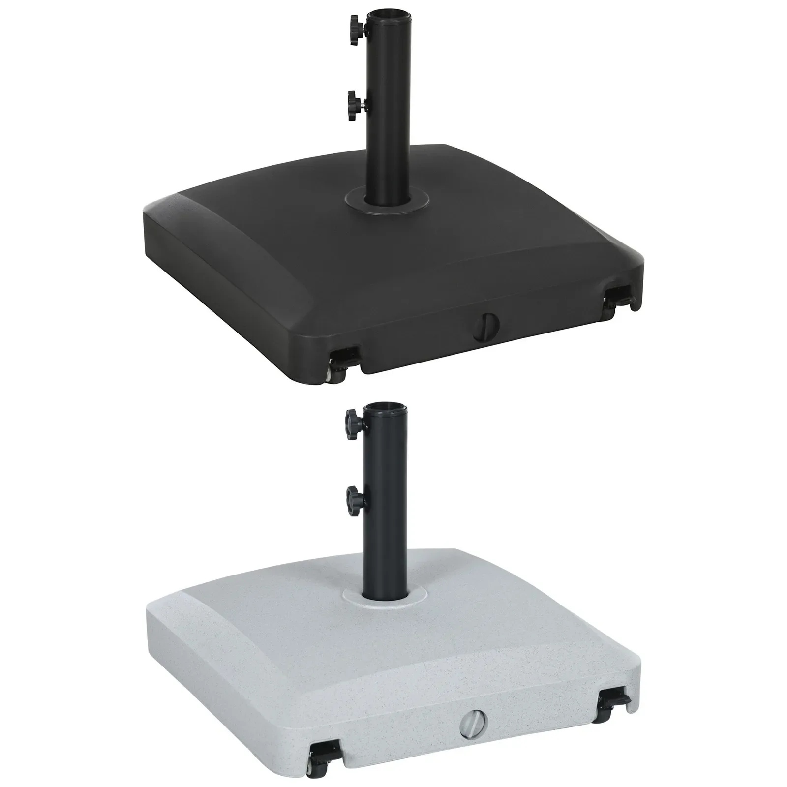 Patio Umbrella Base with Wheels, Water or Sand Filled