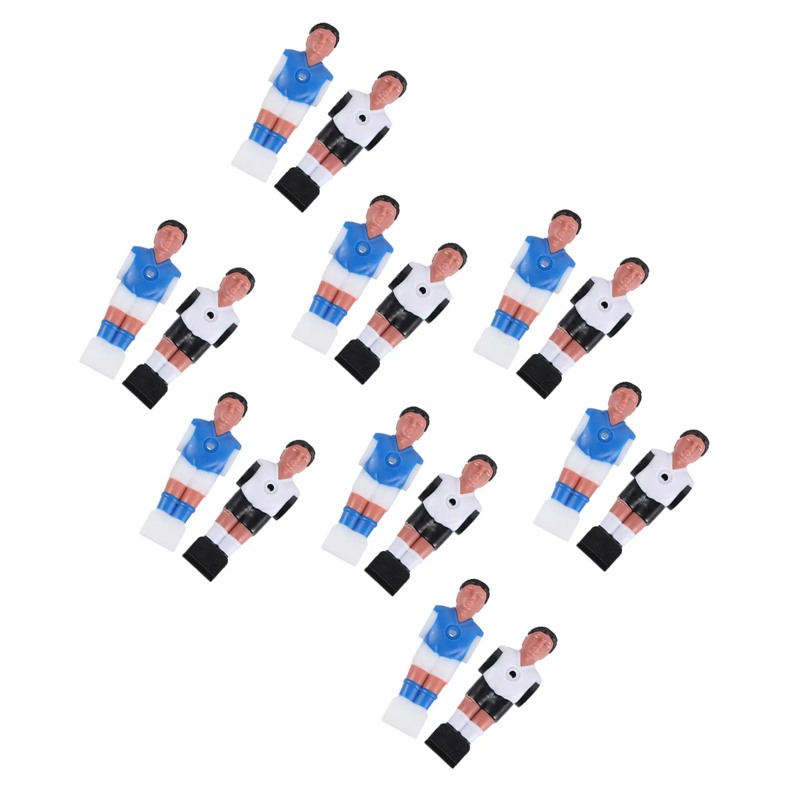 

Набор из 16 фигурок футболистов из смолы: износостойкие, сменные, легкие, стандартного размера, для игры в настольный футбол