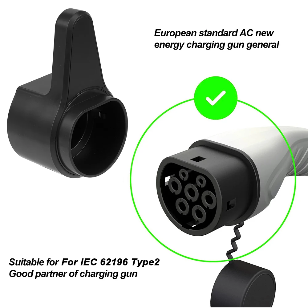 EV Charger Holder Holster Electric Car Type 2/1 J1772 Cable Organizer EVSE Charging Nozzle Dock Extra Protection Leading Wallbox