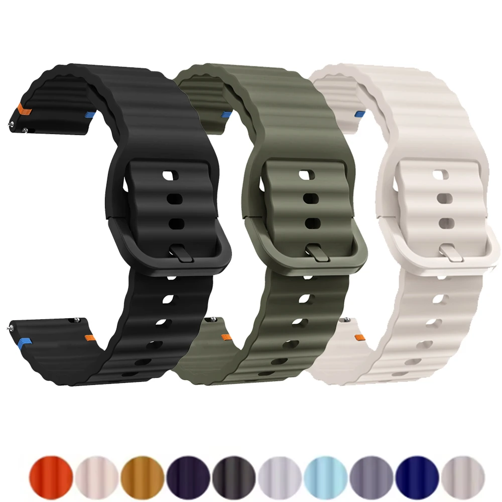 Sport Silicone Band For Realme Watch 5 smartwatch Accessories Bracelet correa Realme Watch S2/3/S/3 2 S pro 22mm watch Straps