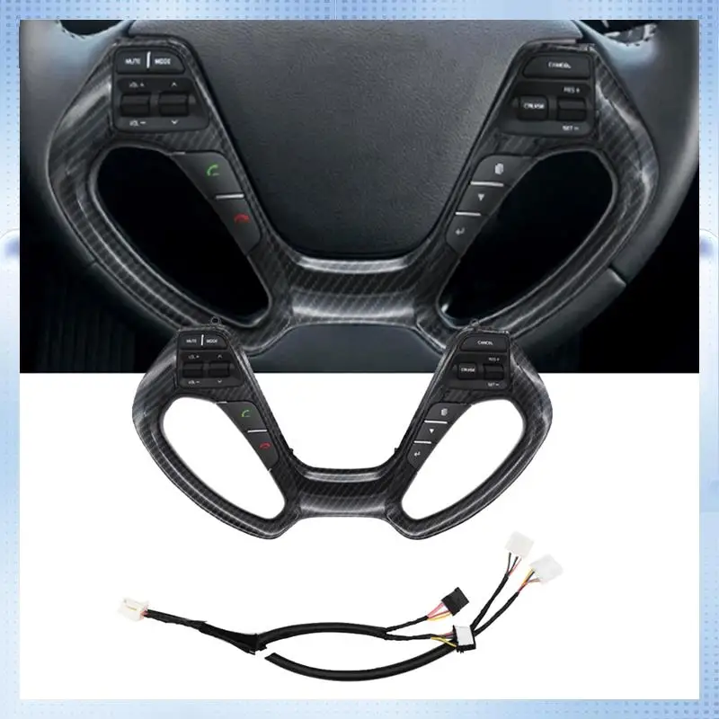 

A51K-Car Steering Wheel Buttons Switch Volume Cruise Control Button Multifunctional Automotive Supplies For Hyundai Kia K3 2011-