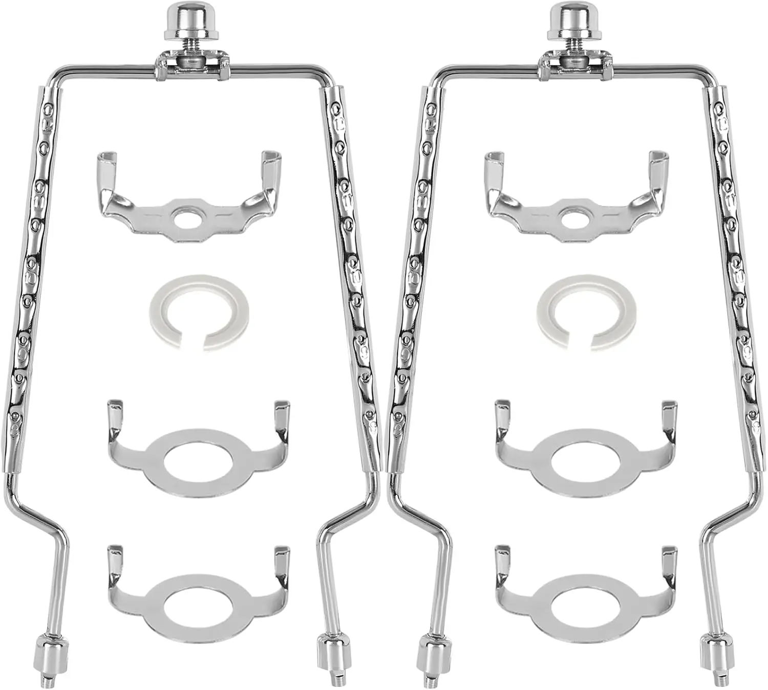 Adjustable Height Lamp Shade Holder 8-12 Inches Adjustable Range 8 9 10 11 12 Inch 0.5 Inches a Span, Fit Both Standard