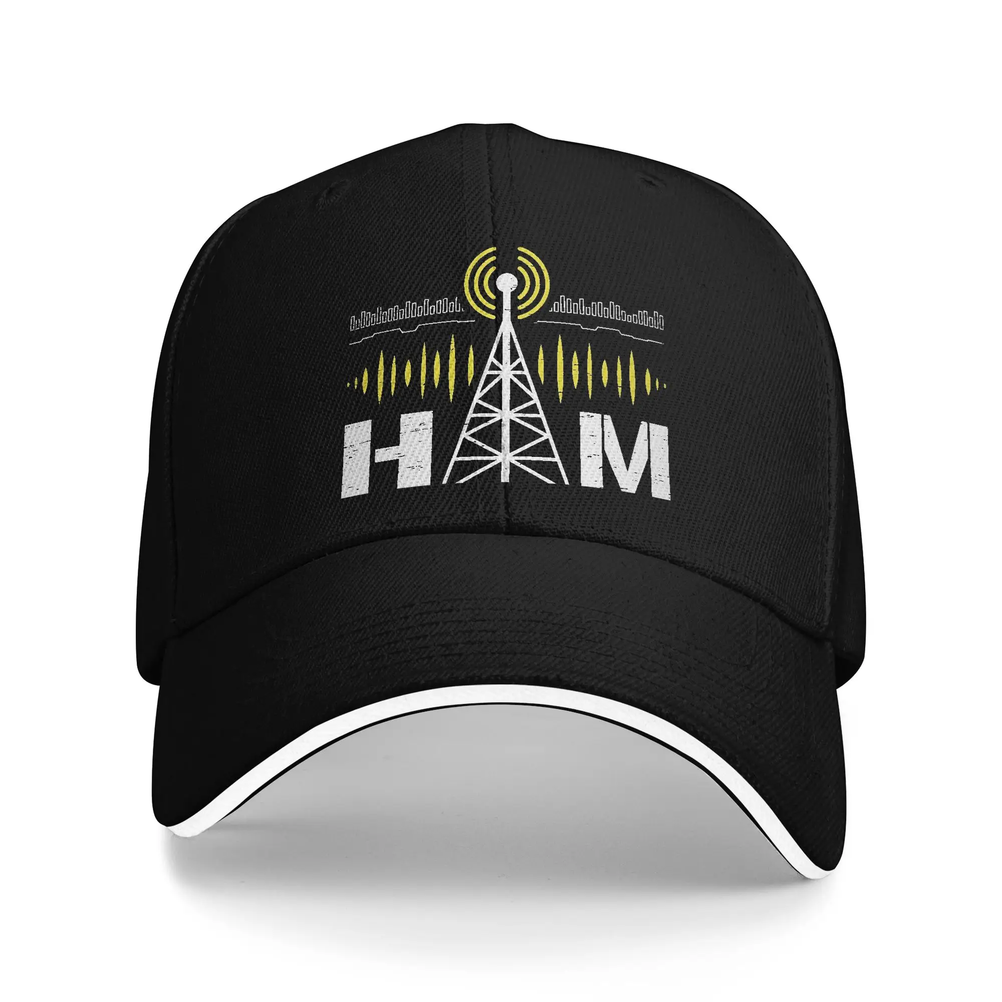 

Summer Casual Baseball Cap Ham Radio Amateur Loves Hiking Fishing Hip Hop Hats Couple Women Breathable Streetwear Baseball Caps