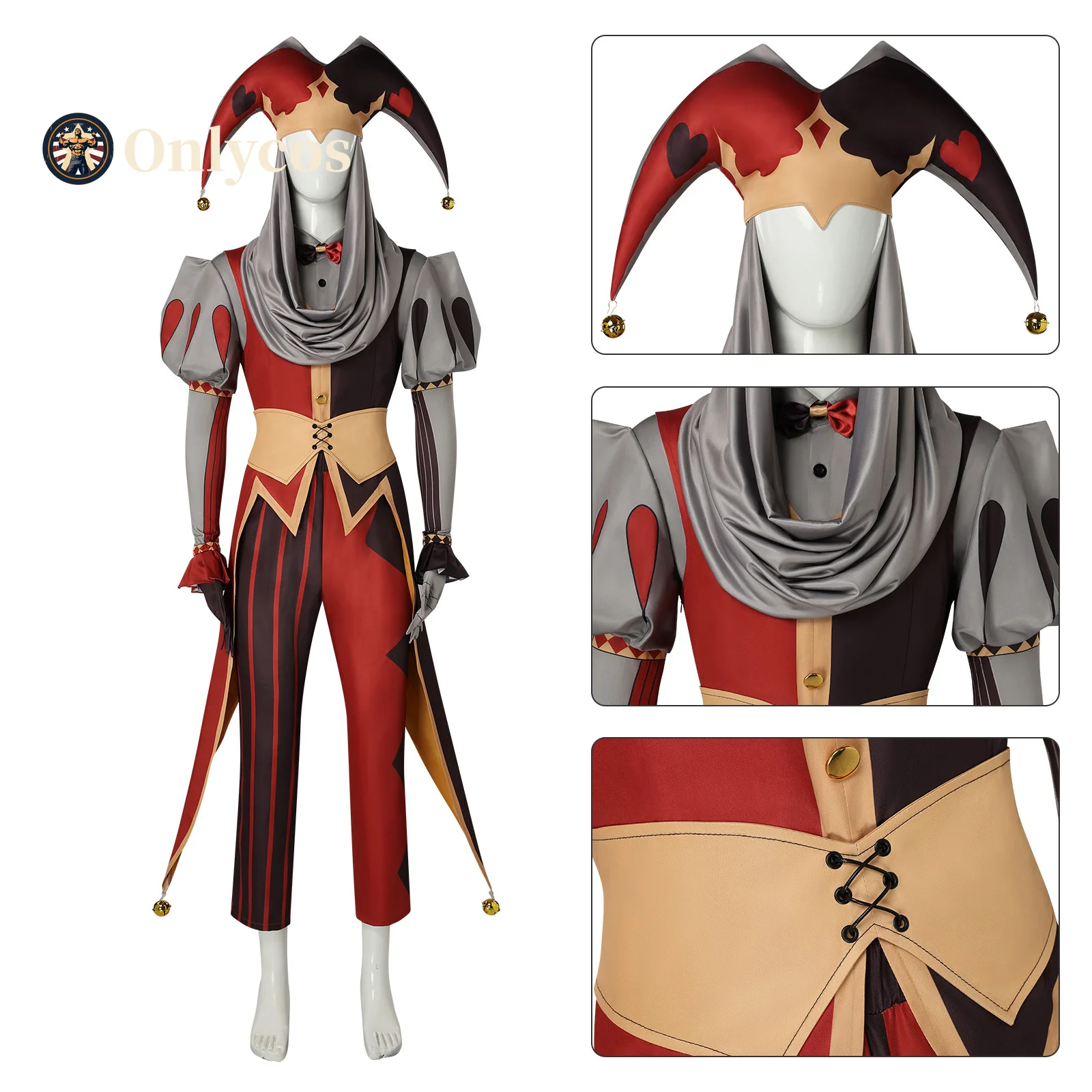 kingdom-of-marionettes-jester-puppet-cosplay-costume-anime party-fashion-handsome-uniform-halloween-role-play-clothing-hero-cos