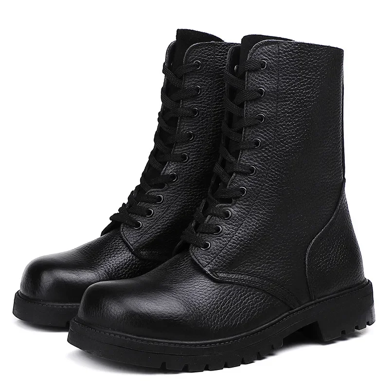 Boots Leather Fashion Breathable Wild High-end Outdoor Leather Boots Men Boot Non-slip Boot Leather Temperament Men Boot