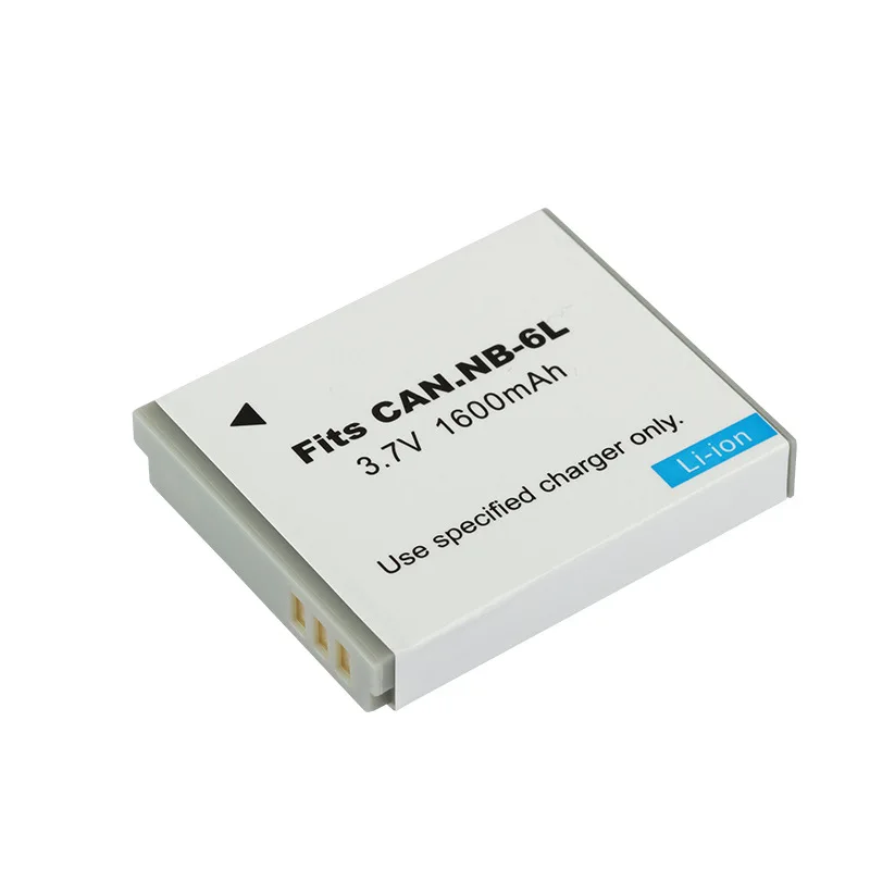 1600mAh NB 6L NB6L NB-6L Battery For Canon Powershot SX700 SX710 SX280 SX240 SX530 HS SX170 IS IXUS 25 85 95 IS 310 HS D10 D30