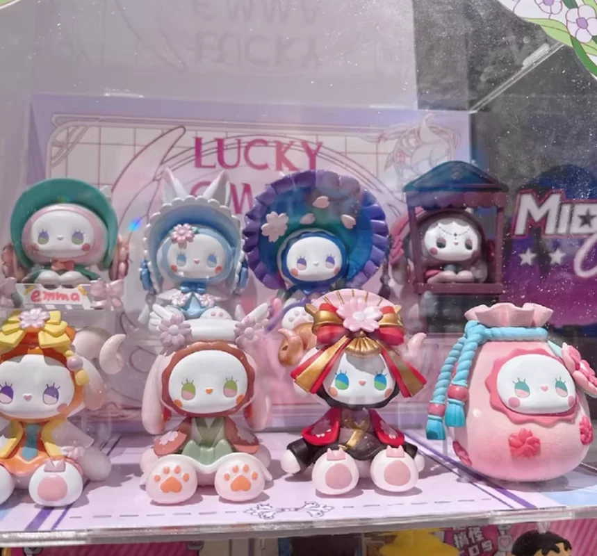 الأصلي EMMA سر الغابات زهر الكرز صندوق أعمى لعبة عصرية لطيف دمية فتاة هدية عيد ميلاد لعبة الطرفية الديكور #2