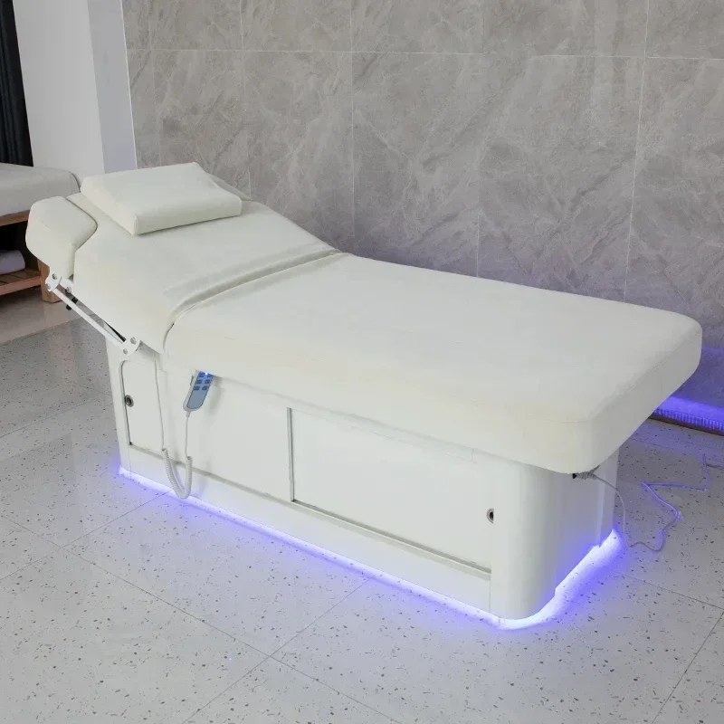 Electric Beauty Bed Beauty Salon Multifunctional Constant Temperature Heating Spa Massage Couch Tattoo Embroidery Latex Bed