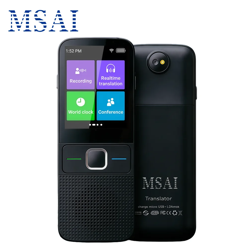 

T10 T20 Budget Mini Translator 160 Online 17 Offline Languages ChatGPT DeepSeek Pocket Voice Translator for Travel Business