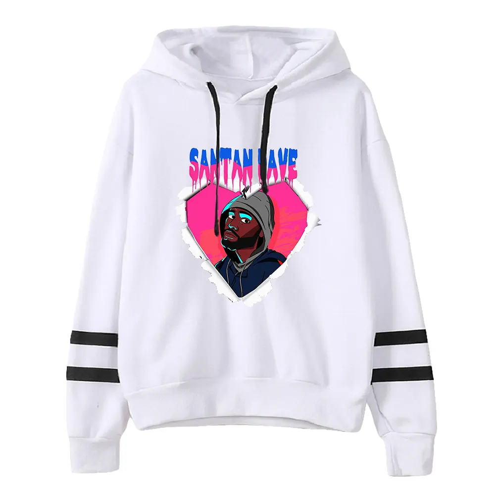 Santan dave merch music fans felpe con cappuccio stampate nuovo album felpe con cappuccio felpe unisex felpa pullover felpe con cappuccio a maniche lunghe