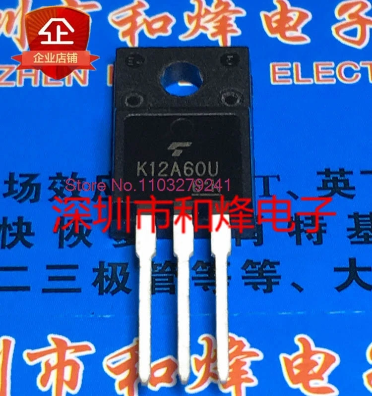 

（5PCS/LOT）K12A60U TK12A60U TO-220F 600V 12A