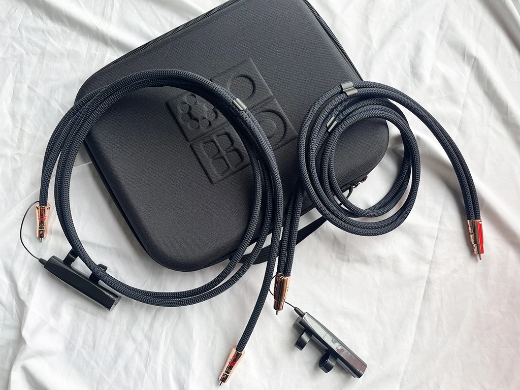 ThunderBird-Cable RCA PSC + HiFi, Cable de interconexión de Audio con sistema de disipación de ruido de carbono/grafeno
