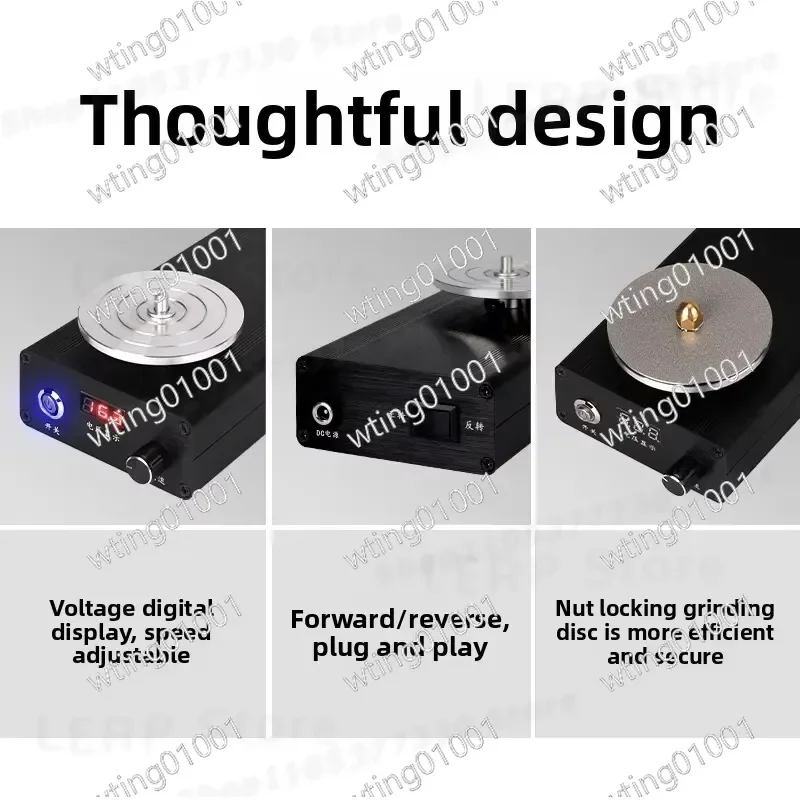 for Shichi Electric Sharpener Adjustable Speed Watch Repair Tool Wood Carving Blade Polishing Hardware Jewelry Maintenance
