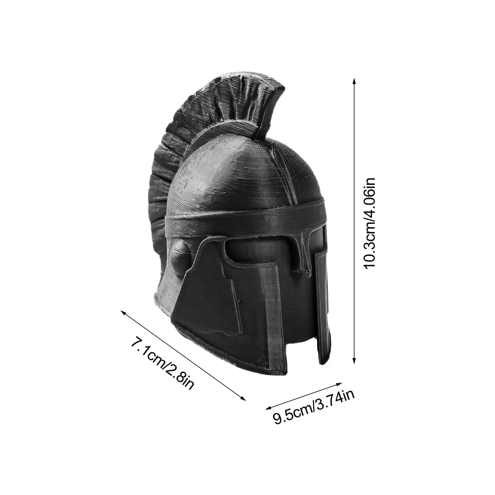 Trekhaak Cap 3D Afdrukken Grappige Cartoon Gladiator Vormige Buis Cover Plug Cap voor Automotive ATV Boot Vrachtwagens Auto Slepen RV