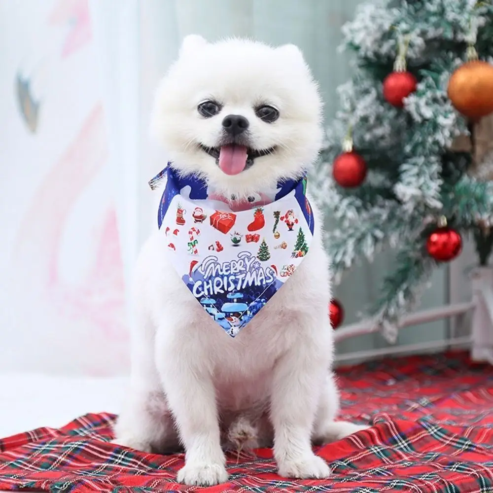 Elegante colar triângulo bandanas lenço de natal traje para animais de estimação cachecol suprimentos para animais de estimação cão bandana acessórios para cães