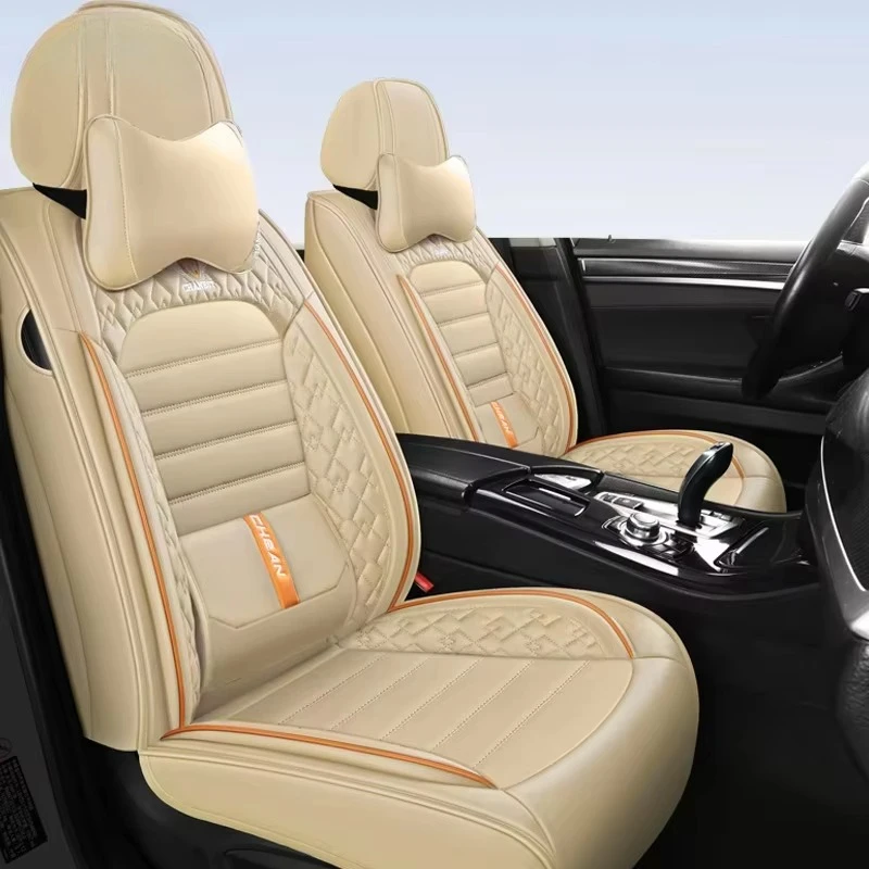 All-Inclusive Five-Seat Universal Car Seat Cover Four Seasons Cotton Front Type
