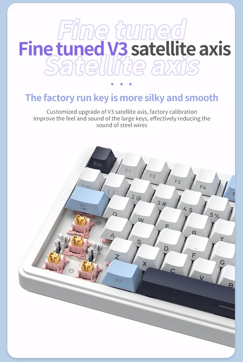 Attack Shark X85 PRO Tastiera Meccanica Con Schermo A Colori Intelligente Retroilluminazione RGB Con DisplaySwap Hot Plug Full-key