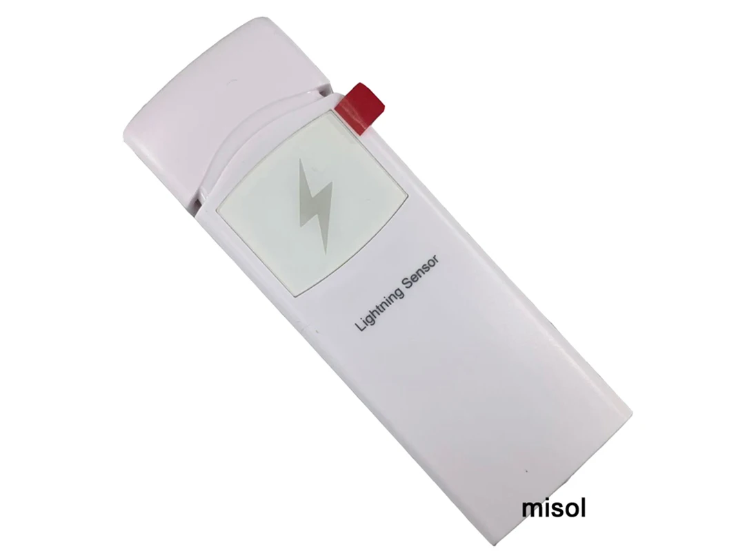Sensor de Detecção de Relâmpago sem Fio Sensor de Relâmpago Misol-wh57