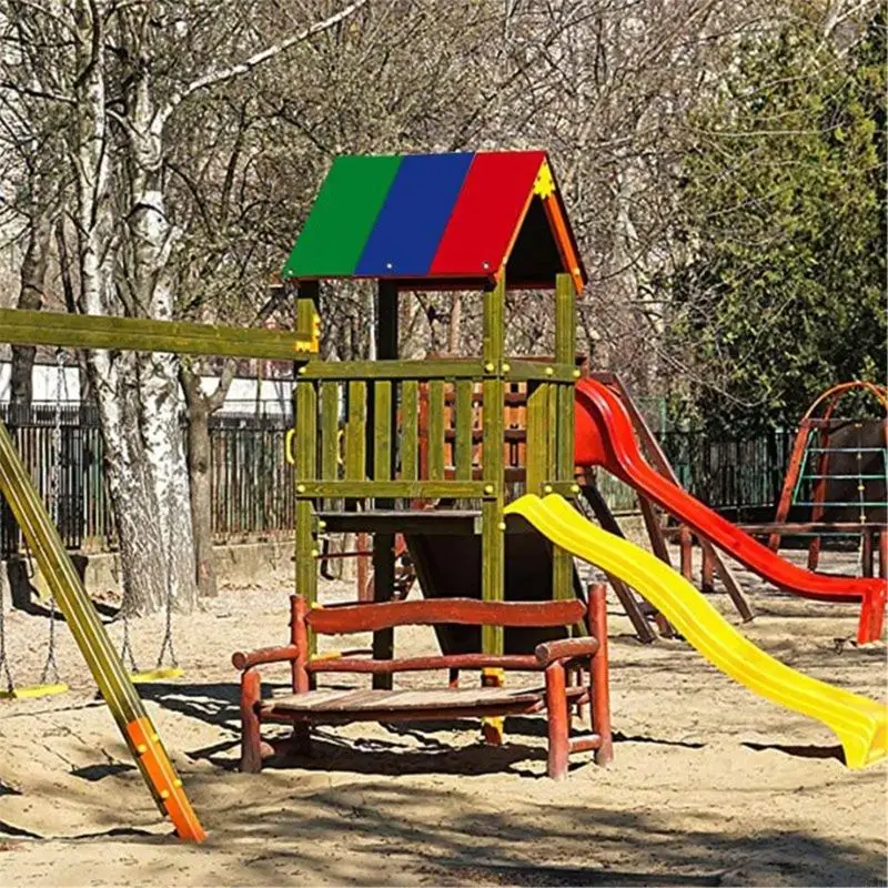 

На открытом воздухе детская игровая площадка замените крышку крышки солнце