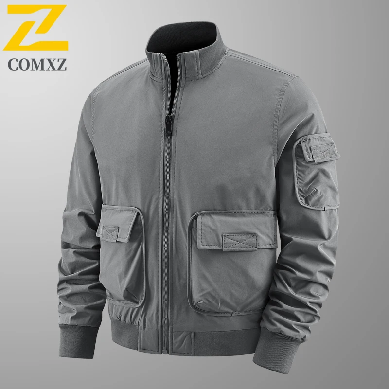 Mens Cotton Jacket Winter Fleece Lined Thickened Warm Jackets Outdoor Ready Adventure Mountain Camping Windproof Casual Parka