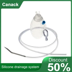 Canack Wound Drainage Reservoir Silicone Round Fluted With Trocar High Quality Closed Wound Drainage System Wholesales