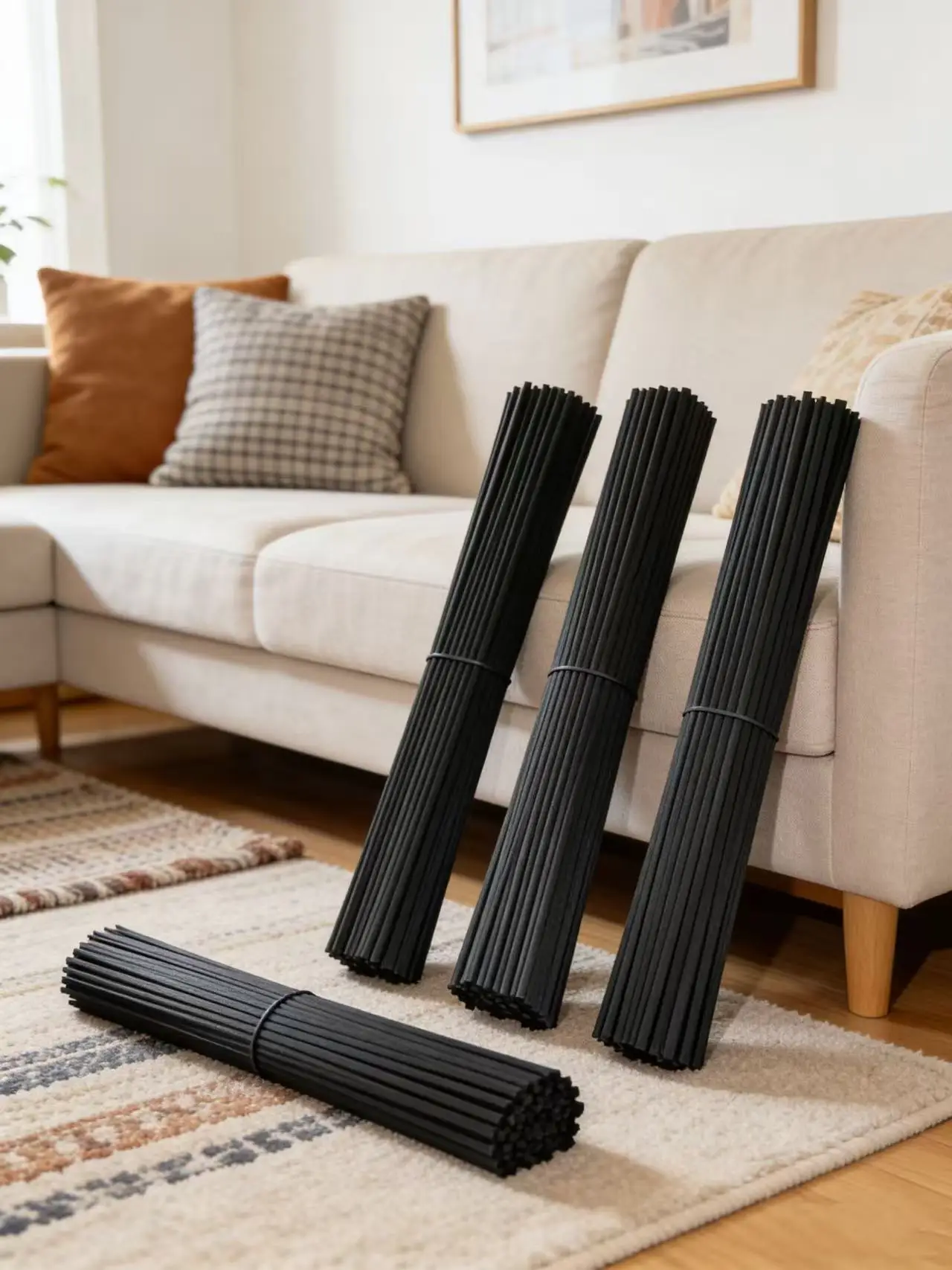 

1000PCS 5MMX L30/25/25/20CM Aromatherapy Essential Oil Diffuser Reed Sticks for Home Decor Synthetic Fiber Rod Replacement Stick