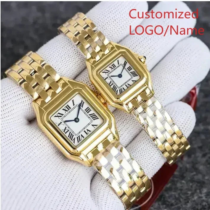 Mulheres senhora menina relógio de quartzo ouro prata aço inoxidável braclet feminino senhoras relógios diamantes safira personalizado
