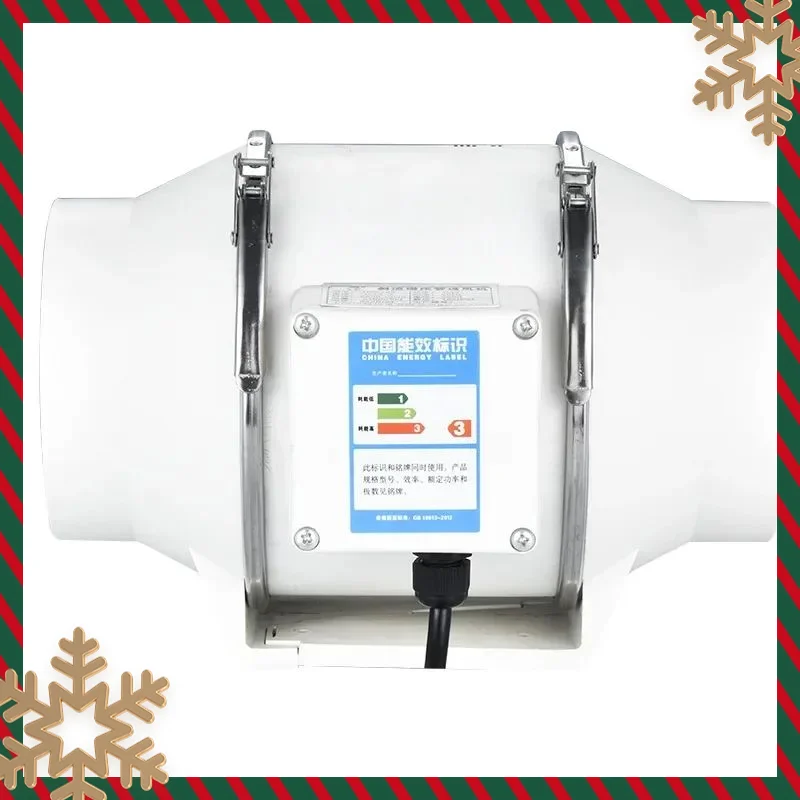 4-дюймовые вытяжные вентиляторы 220 В, домашний бесшумный линейный канальный вентилятор