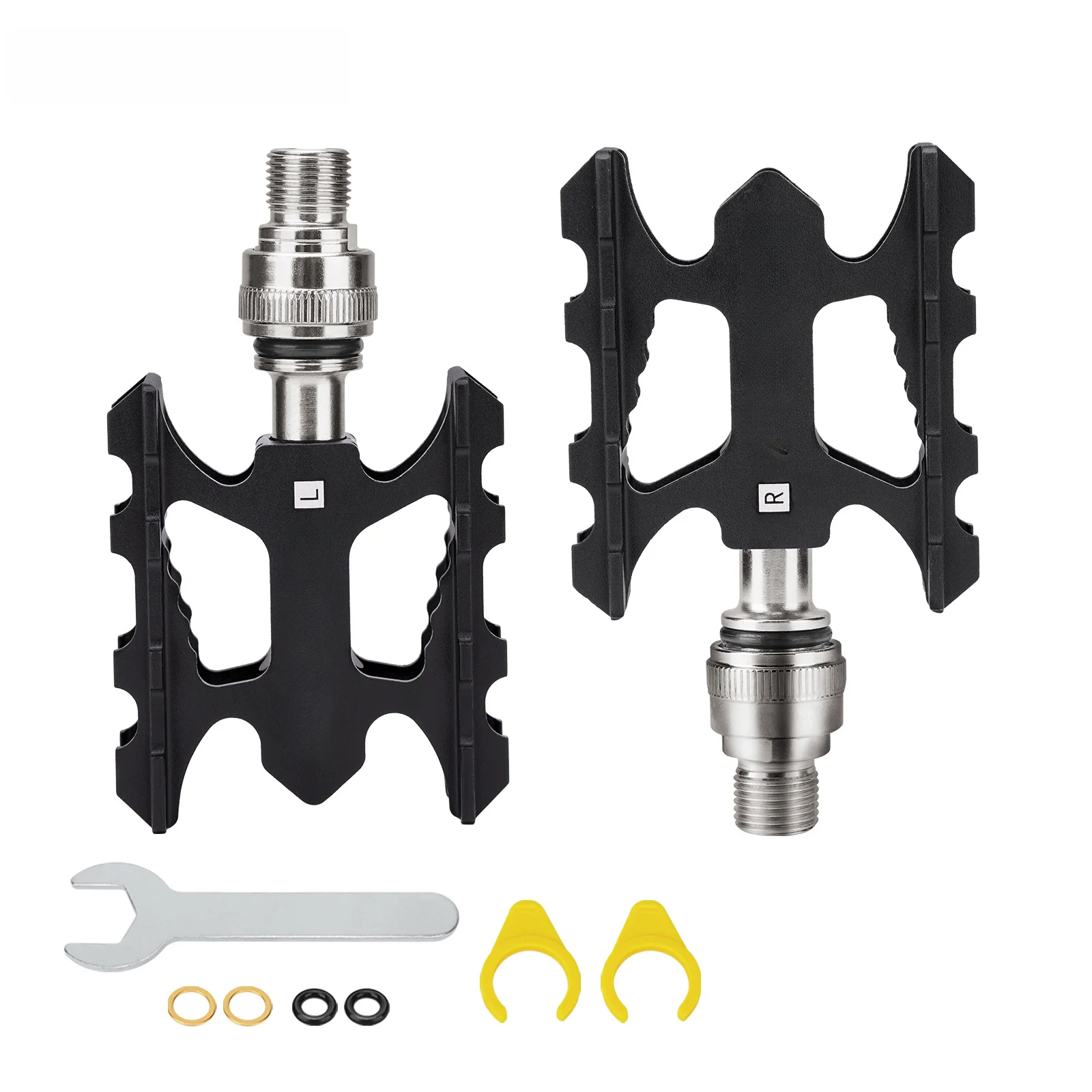 Folding Bike Pedals Release Lightweight Aluminum Alloy Non Slip DU Bearings For DAHON Road Mountain Bicycle Components Parts
