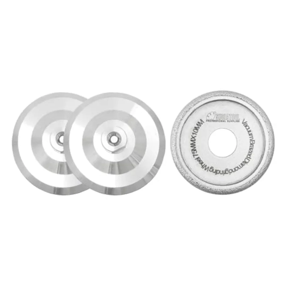 

5 Inch Backer Pad or Backing pad of Aluminum Body with 5/8-Inch-11 Thread for Diamond Pads 2-Pack
