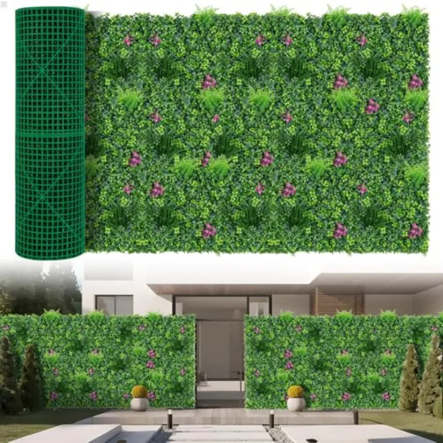 

Искусственная рулонная панель из самшита 40x120 см, мятно-зеленая, с УФ-защитой, для декора стен и создания зонирования внутри и снаружи помещений