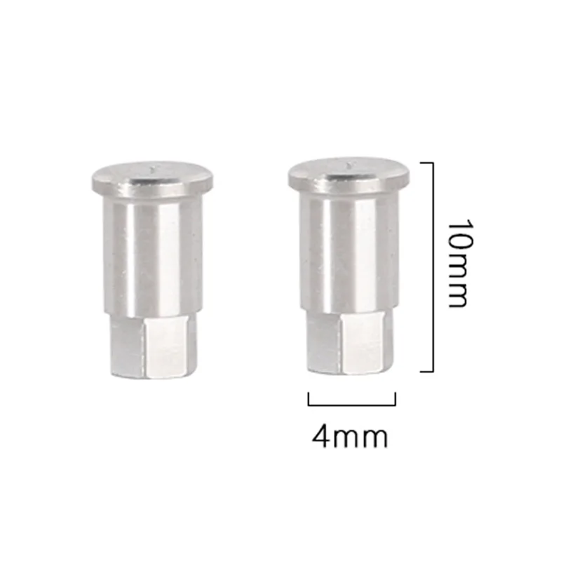 2X المعادن الجبهة عجلة عرافة مهايئ توزيع ل LDRC AE86 A86 A86P LD1801 1/18 RC ترقية أجزاء السيارة الملحقات